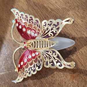 Vintage perfume bottle - butterfly